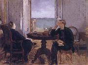 Edouard Manet Manet-s Family at home in Arachon Germany oil painting artist